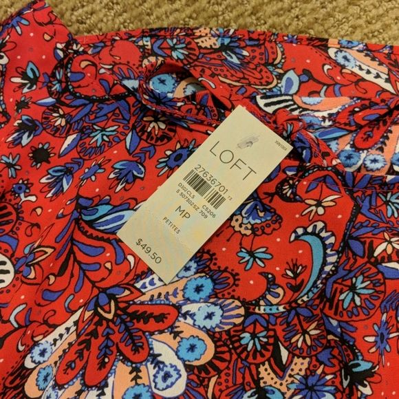 LOFT Pattern Blouse - Picture 5 of 5